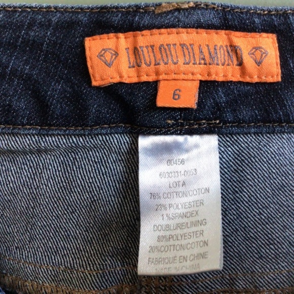 Ladies skinny stretch dark blue jeans. Sz 6 with 28.5” inseam - Picture 9 of 13